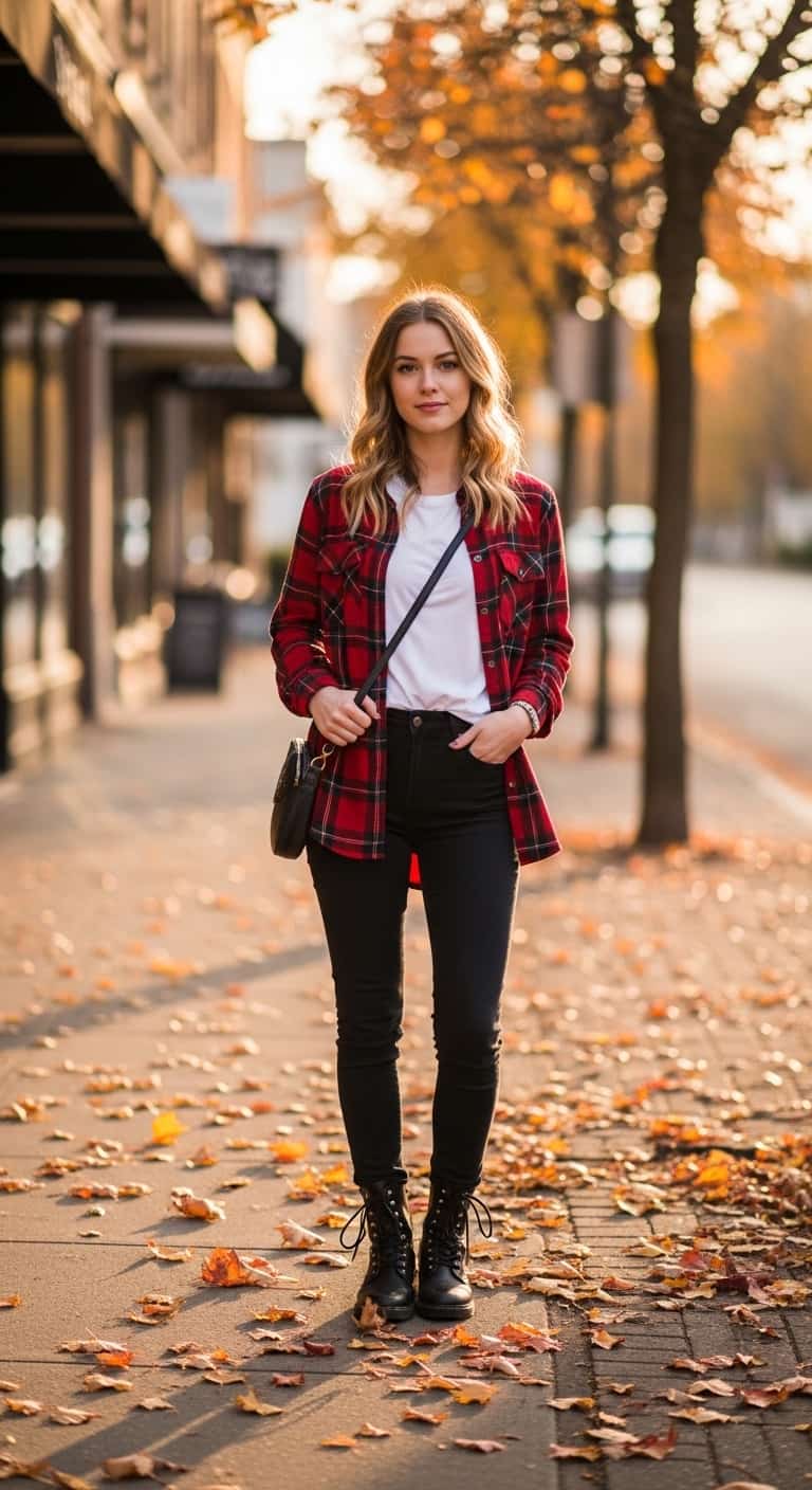 Flannel Shirt Denim
