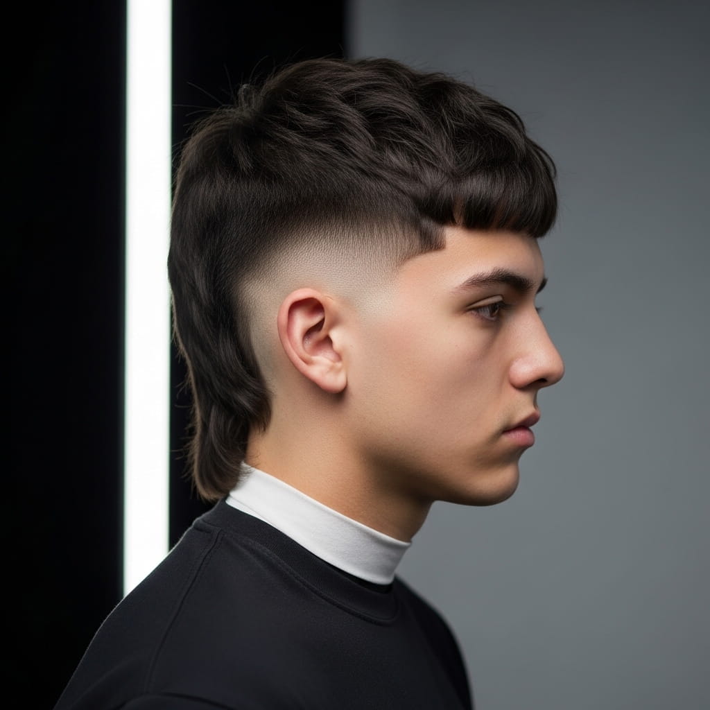 High Taper Mullet
