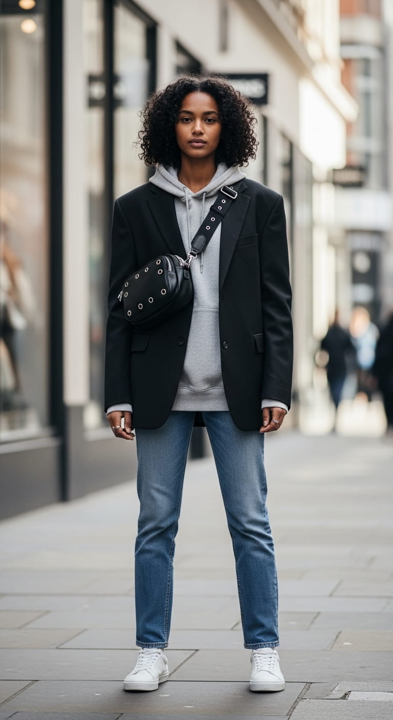 Hoodie Blazer Mix