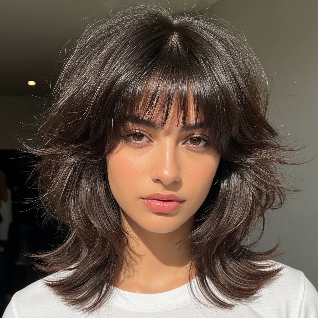 Layered Wolf Cut