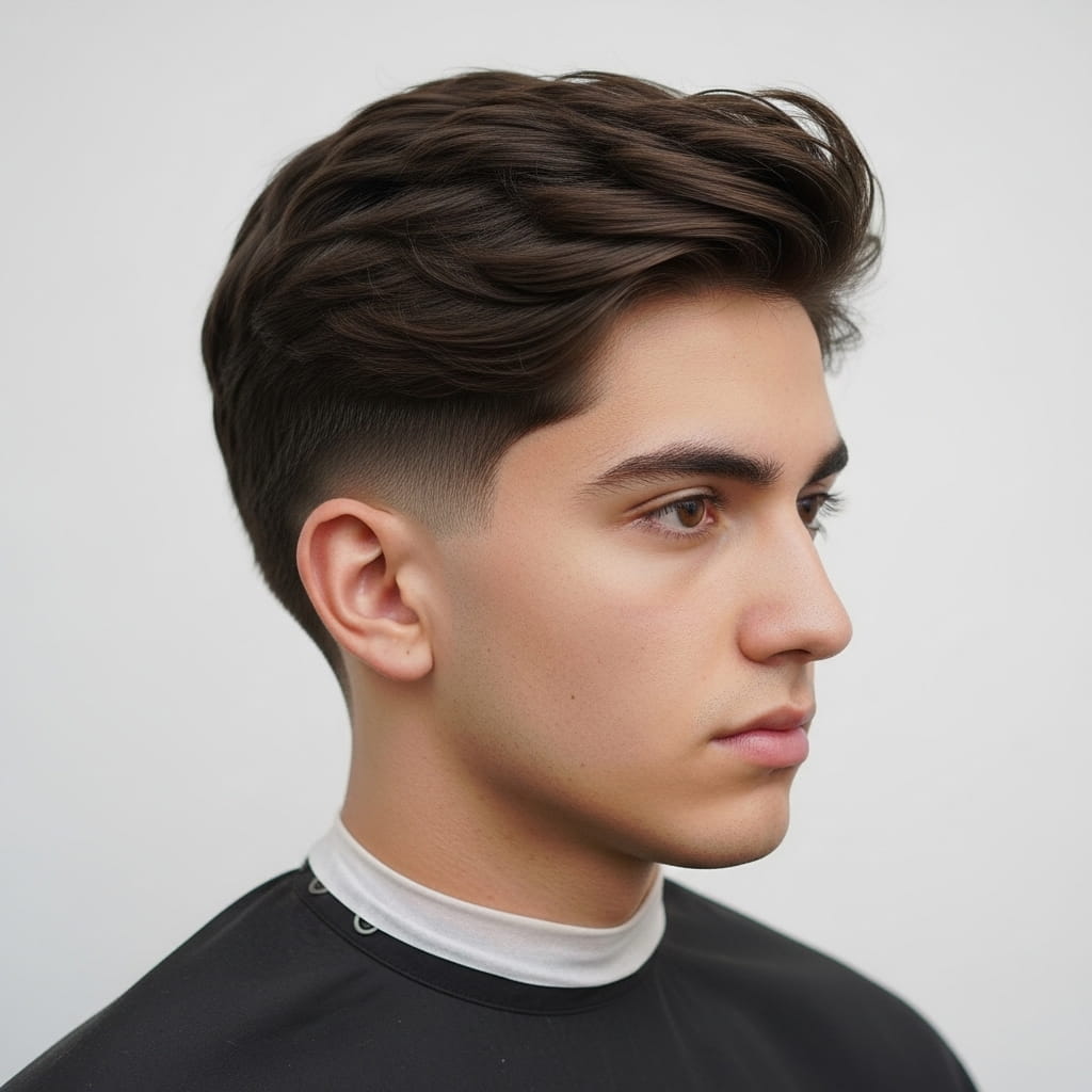 Low Fade Wolf Cut