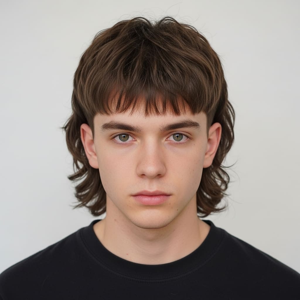 Messy Fringe Mullet