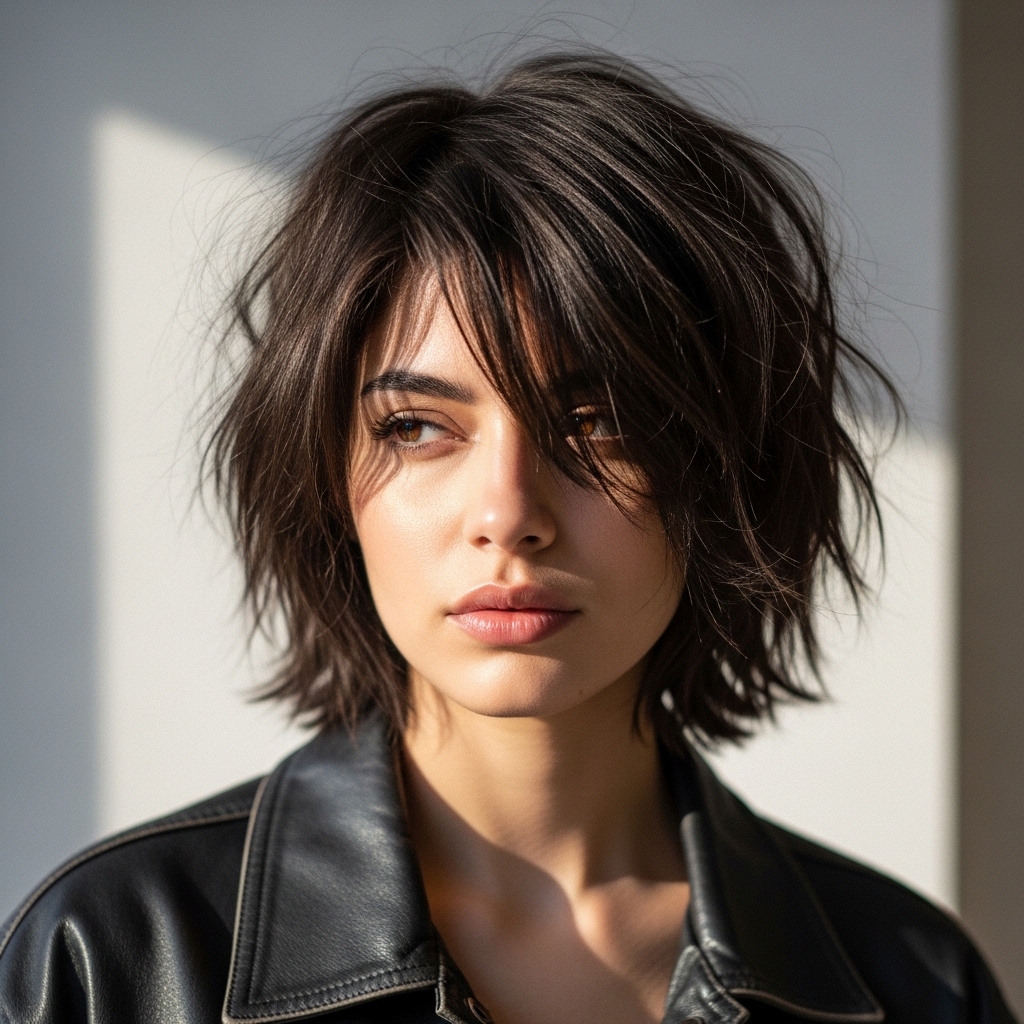Short Choppy Rock Bob
