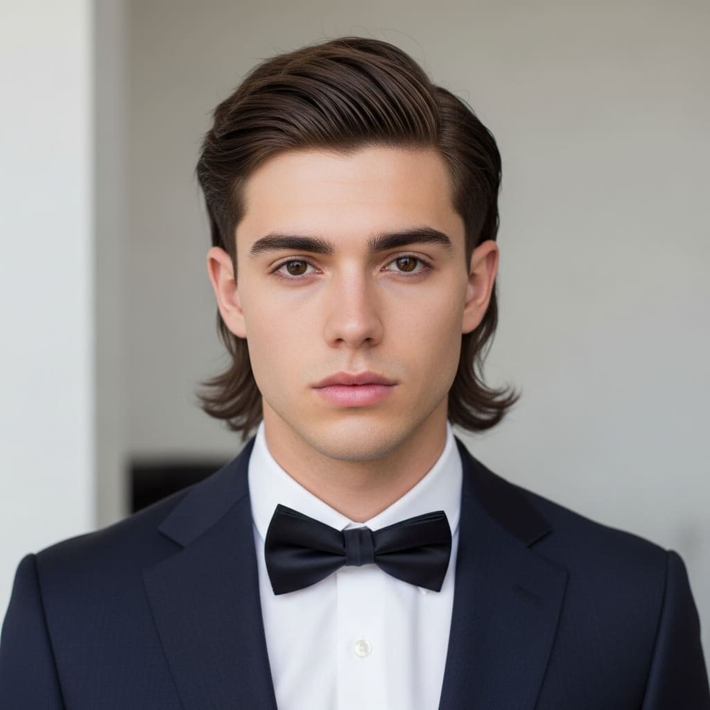 Side Part Mullet