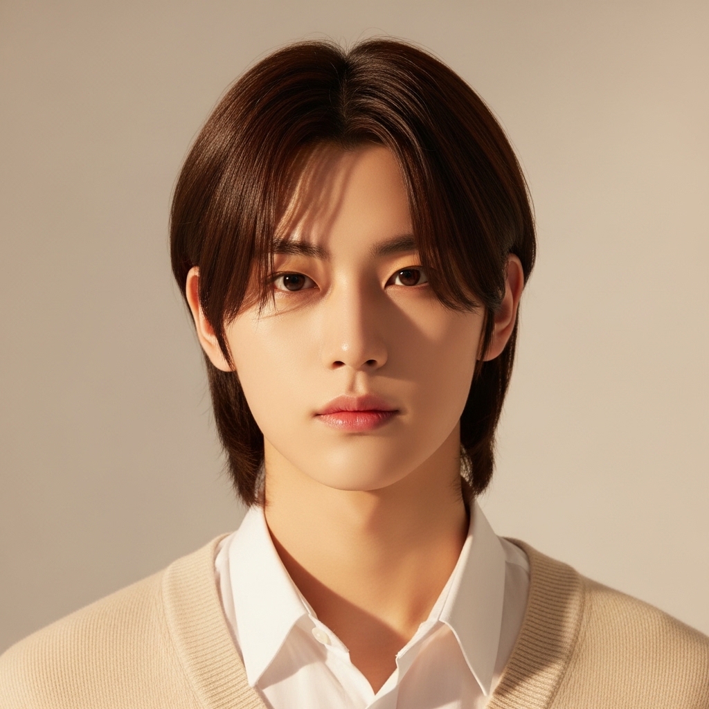 Soft Curtain Bangs Style