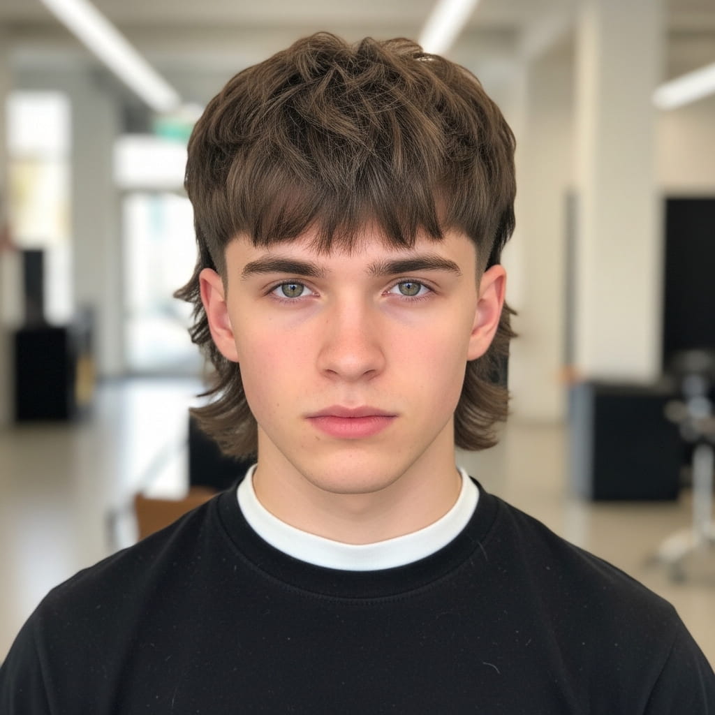 Textured Top Mullet
