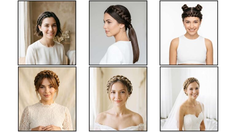 23 Halo Crown Braid Hairstyles For Weddings