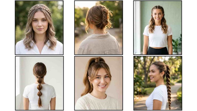 24 Two Minute Hairstyles For School Mornings