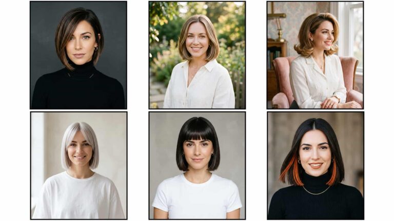 26 Chin Length Bob Haircuts For Women Over 60