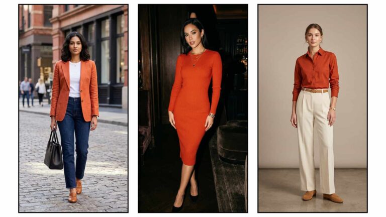 27 Persimmon Outfit Ideas For A Warm Bold Pop