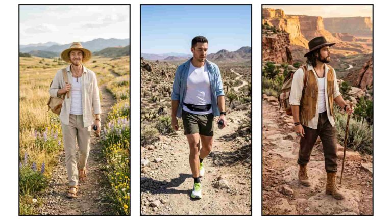 28 Trending Hiking Outfits Ideas For men 2026