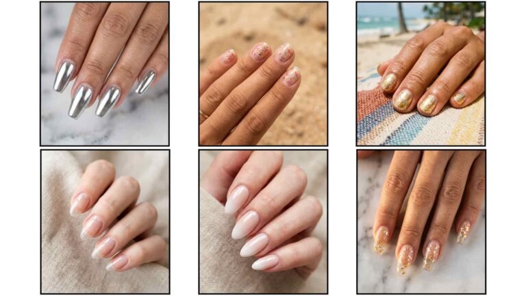 How to Style Glass Nails for a High Shine Summer Look