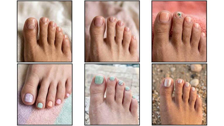 How to Style Sheer Milky Pedicures for a Soft Summer Look