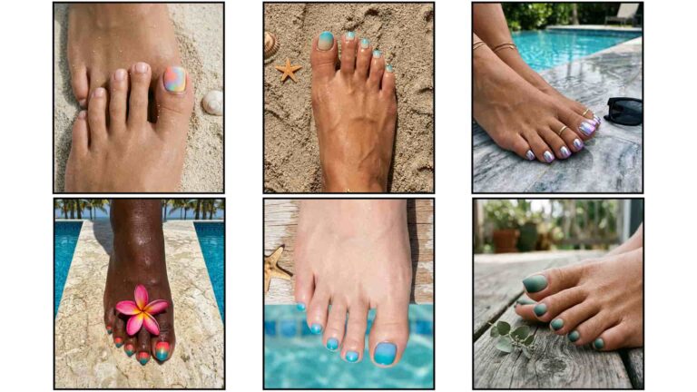 19 Aura Toe Nail Ideas For A Dreamy Ombre Pedi 2026