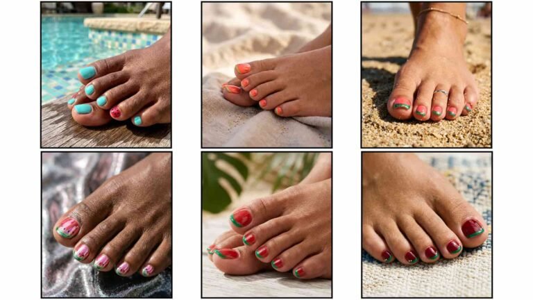 How to Style Watermelon Pedicures for a Sweet Summer Look