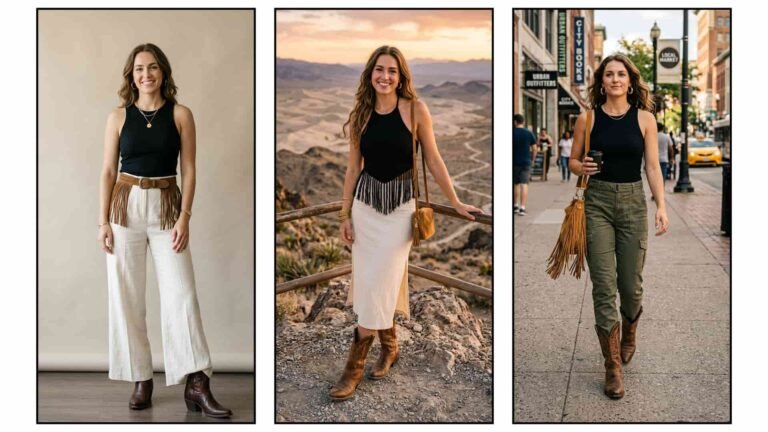How to Style Western Summer Outfits with Fringe