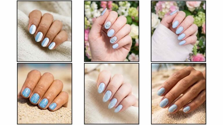 How to Style Powder Blue Nails for a Soft Summer Look